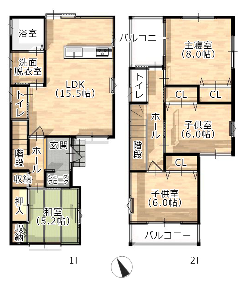 A平面図