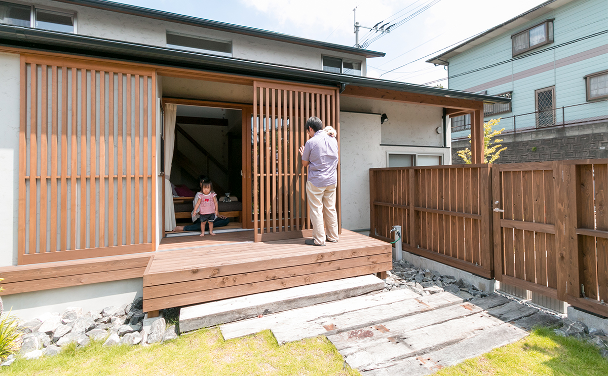 太宰府市で建てたお客様のお庭